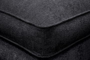 Rossita lyx Fotskammel - Svart Chenille - Møbler - Stoler - Krakk - Fotskammel