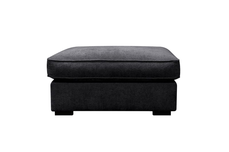 Rossita lyx Fotskammel - Svart Chenille - Møbler - Stoler - Krakk - Fotskammel