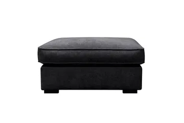 Rossita lyx Fotskammel - Svart Chenille - Møbler - Stoler - Krakk - Fotskammel