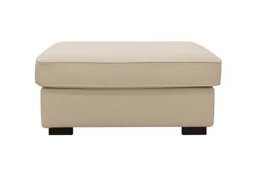 Rossita Puf i Bouclé - Beige - Møbler - Stoler - Krakk - Fotskammel