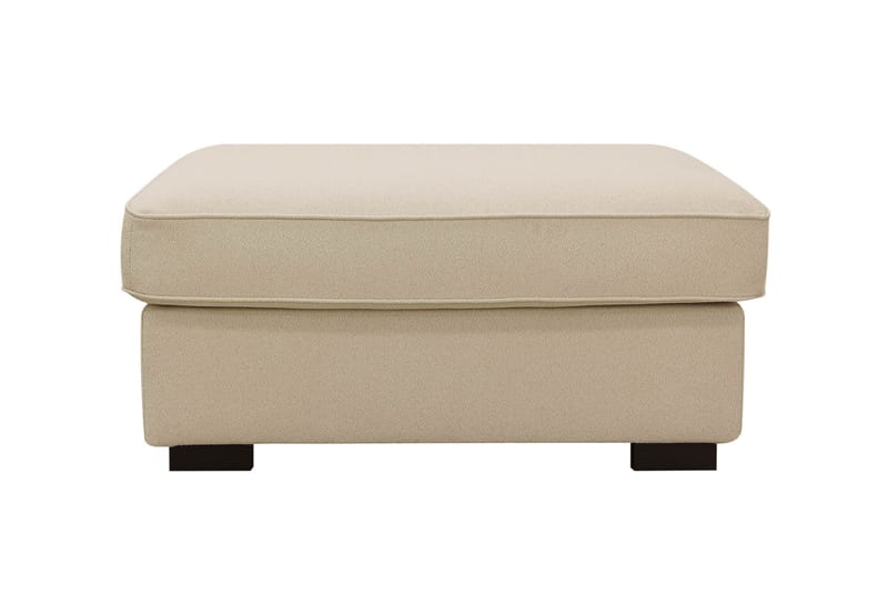 Rossita Puf i Bouclé - Beige - Møbler - Stoler - Krakk - Fotskammel