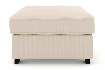 Rossita Puf i Kordfløyel - Beige - Møbler - Stoler - Krakk - Fotskammel