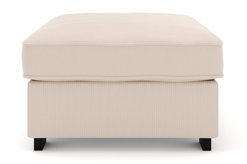 Rossita Puf i Kordfløyel - Beige - Møbler - Stoler - Krakk - Fotskammel