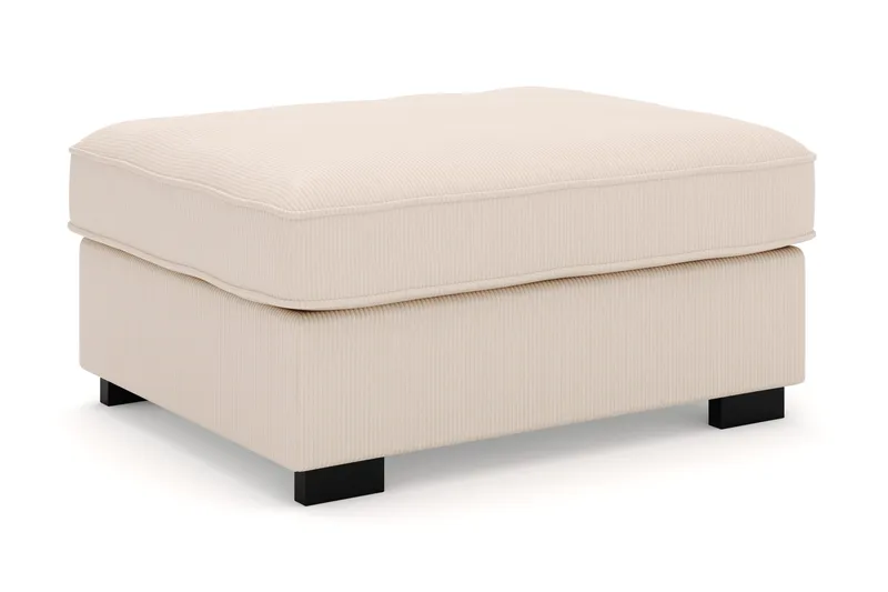 Rossita Puf i Kordfløyel, Beige