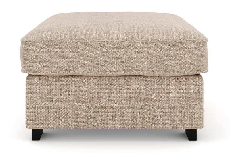 Rossita Puf i Stoff - Beige - Møbler - Stoler - Krakk - Fotskammel