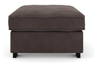 Rossita Puf i Kordfløyel - Mørkegrå - Møbler - Stoler - Krakk - Fotskammel