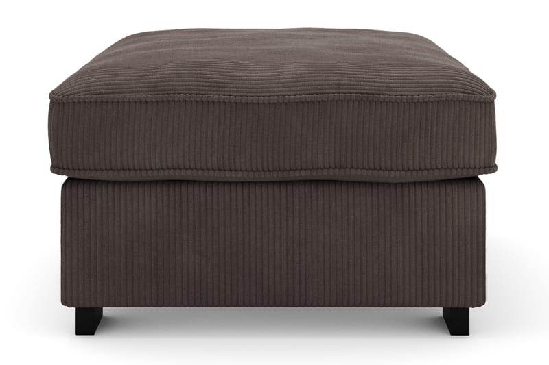 Rossita Puf i Kordfløyel - Mørkegrå - Møbler - Stoler - Krakk - Fotskammel