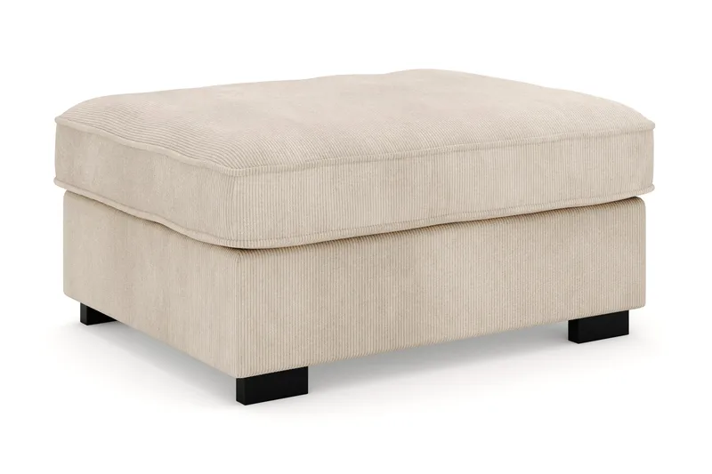 Rossita Puf i Kordfløyel, Greige