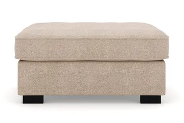 Rossita Puf i Stoff - Beige - Møbler - Stoler - Krakk - Fotskammel