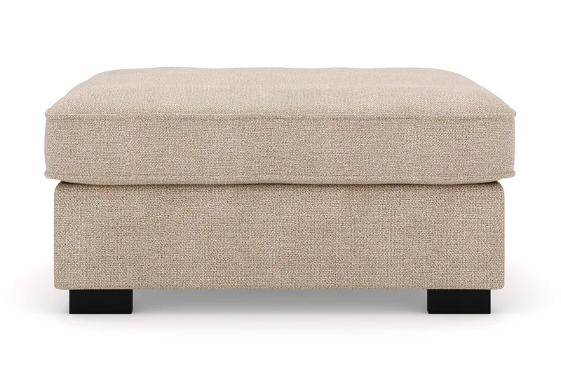 Rossita Puf i Stoff - Beige - Møbler - Stoler - Krakk - Fotskammel