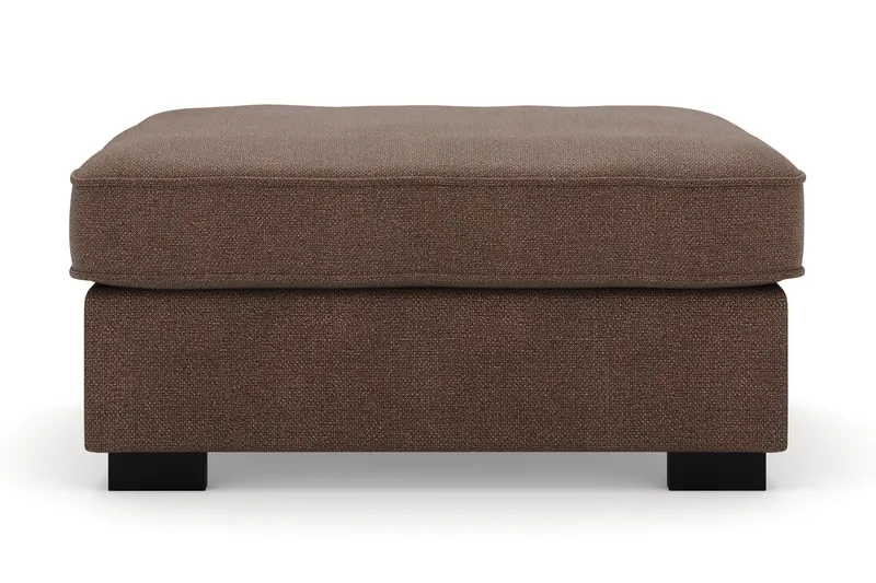 Rossita Puf i Stoff - Brun - Møbler - Stoler - Krakk - Fotskammel