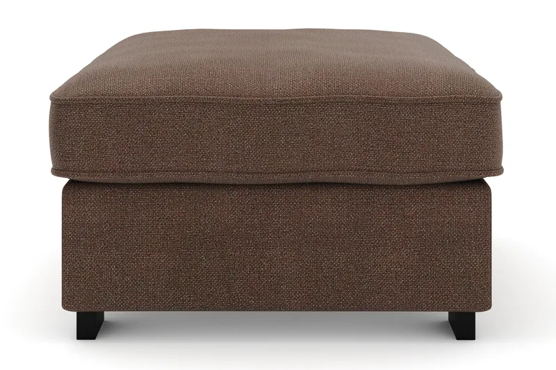 Rossita Puf i Stoff - Brun - Møbler - Stoler - Krakk - Fotskammel