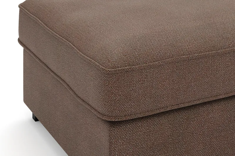 Rossita Puf i Stoff - Brun - Møbler - Stoler - Krakk - Fotskammel