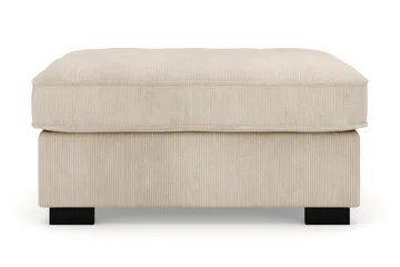 Rossita Puf i Kordfløyel - Greige - Møbler - Stoler - Krakk - Fotskammel