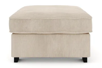 Rossita Puf i Kordfløyel - Greige - Møbler - Stoler - Krakk - Fotskammel