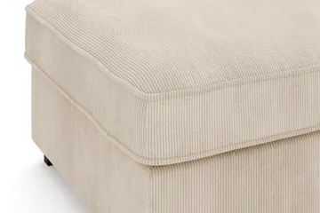 Rossita Puf i Kordfløyel - Greige - Møbler - Stoler - Krakk - Fotskammel