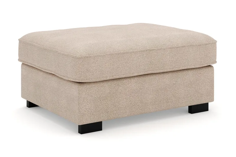 Rossita Puf i Stoff, Beige