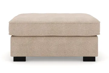 Rossita Puf i Stoff - Beige - Møbler - Stoler - Krakk - Fotskammel