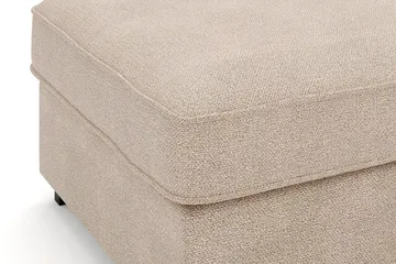 Rossita Puf i Stoff - Beige - Møbler - Stoler - Krakk - Fotskammel