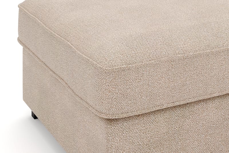 Rossita Puf i Stoff - Beige - Møbler - Stoler - Krakk - Fotskammel