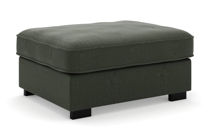 Rossita Puf i Kordfløyel, Mørkegrønn