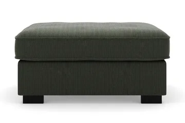 Rossita Puf i Kordfløyel - Mørkegrønn - Møbler - Stoler - Krakk - Fotskammel