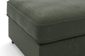 Rossita Puf i Kordfløyel - Mørkegrønn - Møbler - Stoler - Krakk - Fotskammel