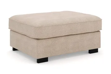 Rossita Puf i Stoff - Beige - Møbler - Stoler - Krakk - Fotskammel