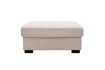 Rossita Puf i Fløyel - Beige - Møbler - Stoler - Krakk - Fotskammel