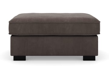 Rossita Puf i Kordfløyel - Mørkegrå - Møbler - Stoler - Krakk - Fotskammel