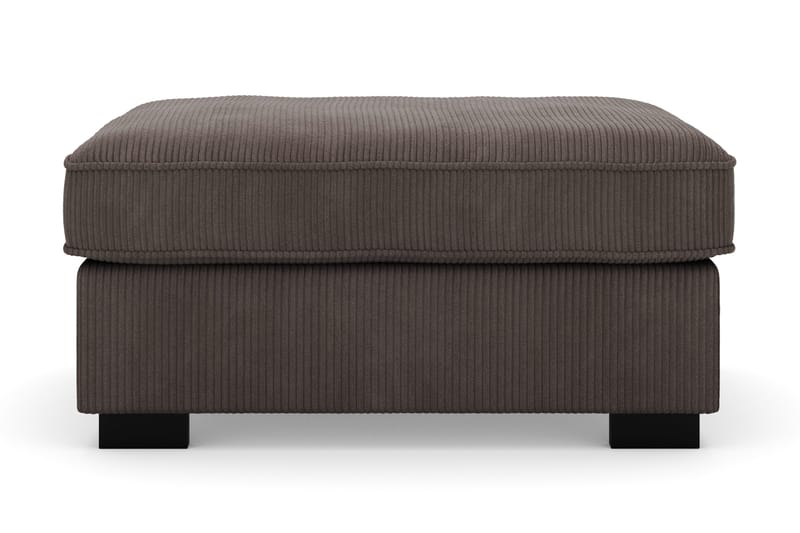 Rossita Puf i Kordfløyel - Mørkegrå - Møbler - Stoler - Krakk - Fotskammel
