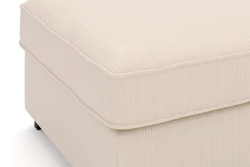 Rossita Puf i Kordfløyel - Beige - Møbler - Stoler - Krakk - Fotskammel