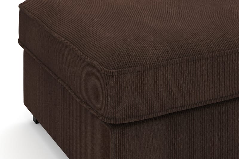 Rossita Puf i Kordfløyel - Brun - Møbler - Stoler - Krakk - Fotskammel