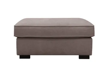 Rossita Puf i Stoff - Brun - Møbler - Stoler - Krakk - Fotskammel