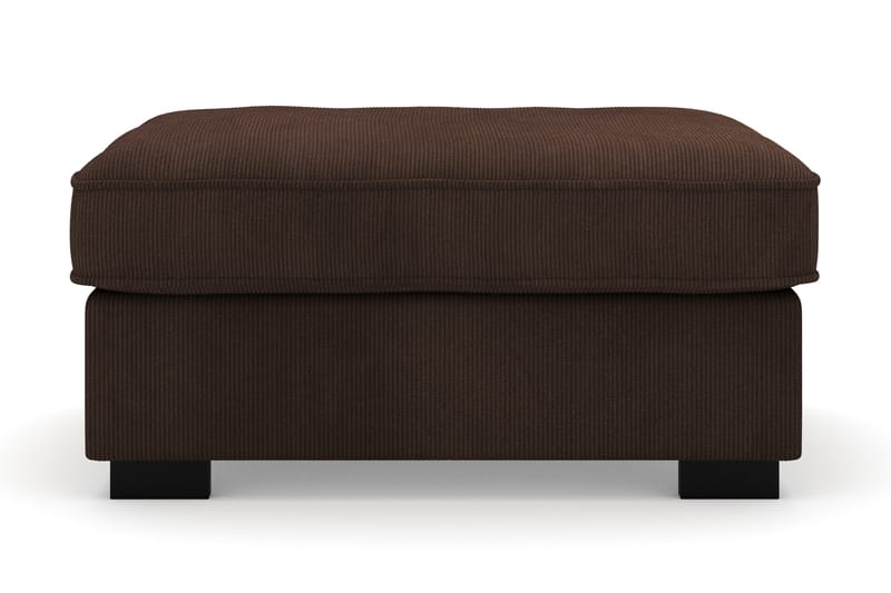 Rossita Puf i Kordfløyel - Brun - Møbler - Stoler - Krakk - Fotskammel