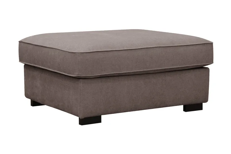 Rossita Puf i Stoff - Brun - Møbler - Stoler - Krakk - Fotskammel