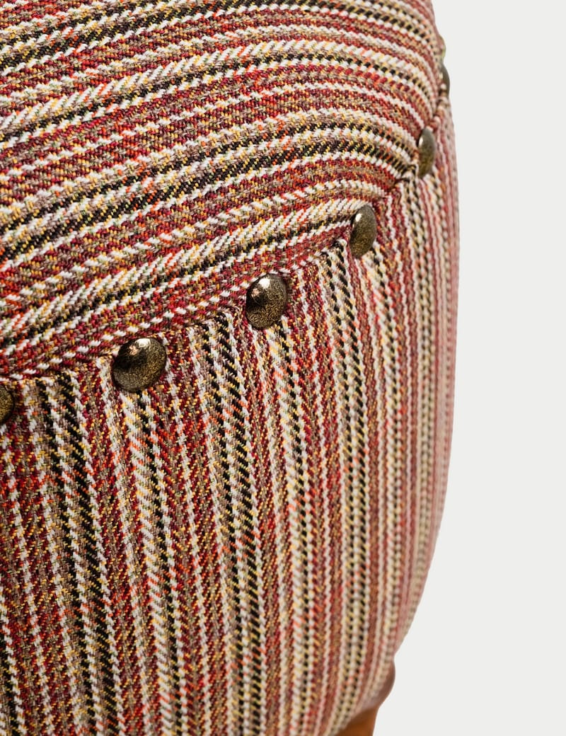 Rubby sittepuff 38 cm rund - Flerfarget - Møbler - Stoler - Krakk - Fotskammel