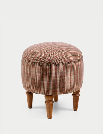 Rubby sittepuff 38 cm rund - Flerfarget - Møbler - Stoler - Krakk - Fotskammel