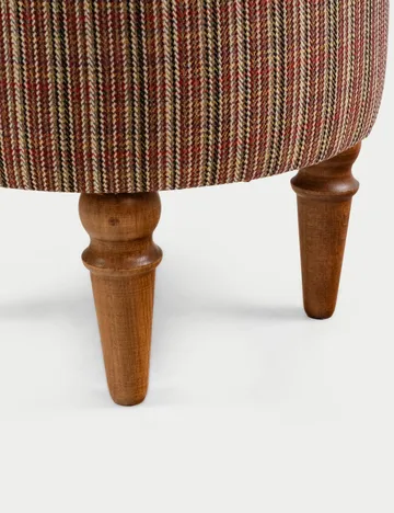 Rubby sittepuff 38 cm rund - Flerfarget - Møbler - Stoler - Krakk - Fotskammel