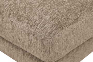 Scandi fotskammel i chenille - Mørk beige - Møbler - Stoler - Krakk - Fotskammel