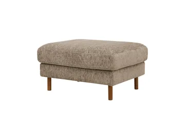 Scandi fotskammel i chenille - Mørk beige - Møbler - Stoler - Krakk - Fotskammel