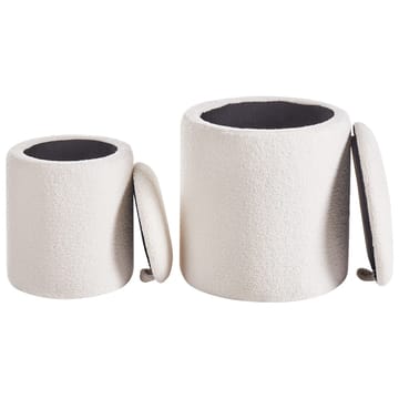 Sekk Berea 2-pakning - Hvit - Møbler - Stoler - Krakk - Puff