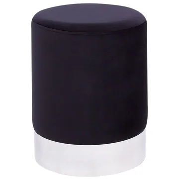 Sekk Brigitte - Svart, Sølv - Møbler - Stoler - Krakk - Puff