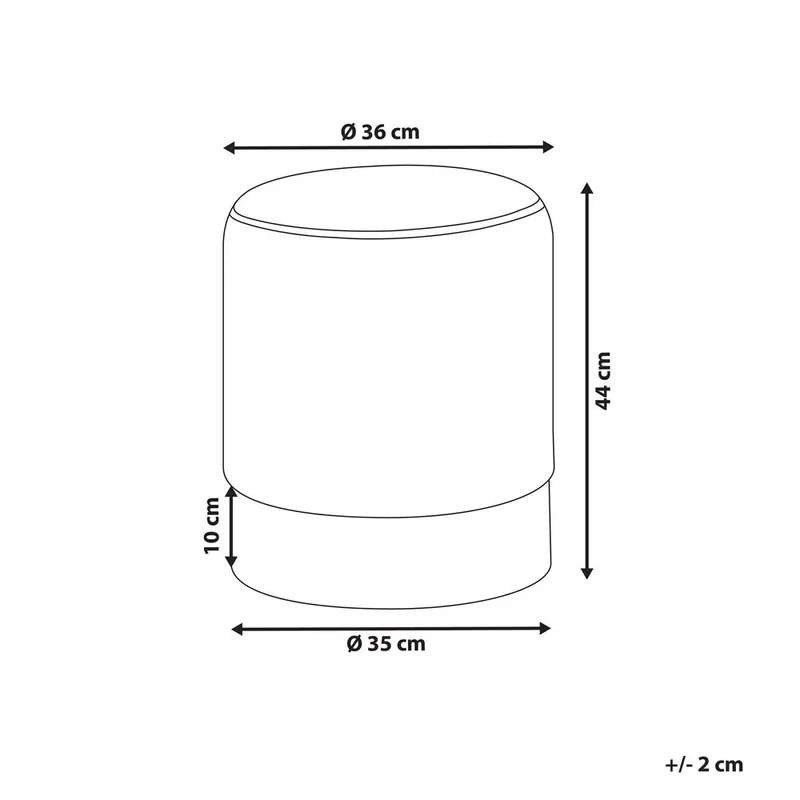 Sekk Brigitte - Svart, Sølv - Møbler - Stoler - Krakk - Puff