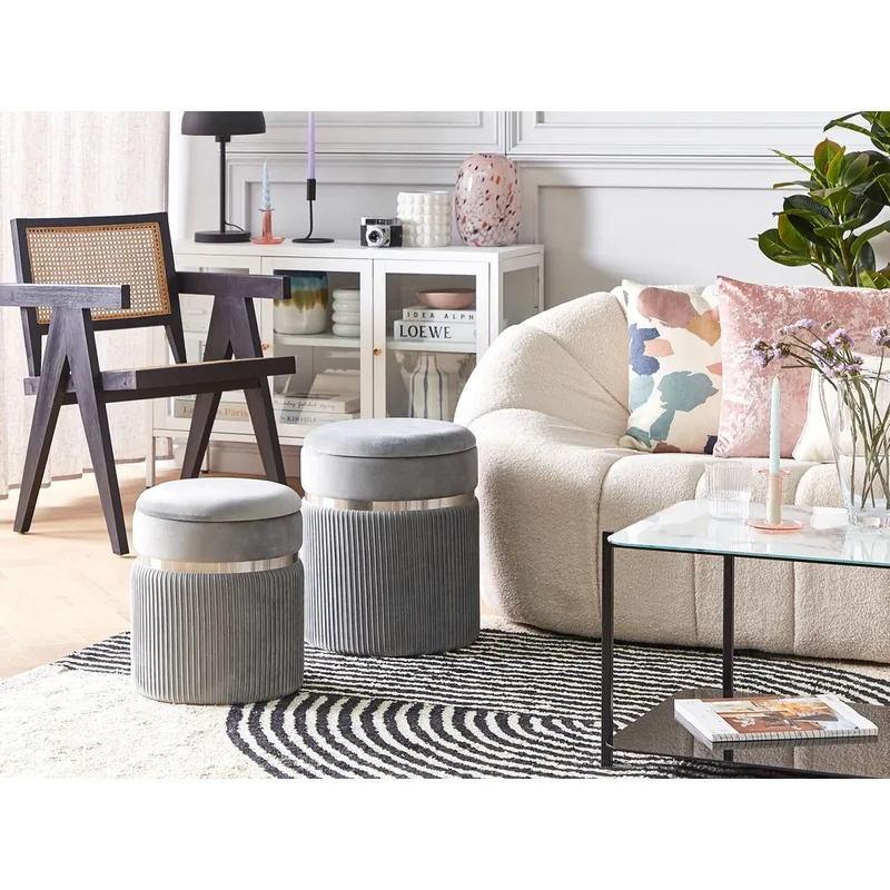 Sekk Camdenton 2-pakning - Grå - Møbler - Stoler - Krakk - Puff