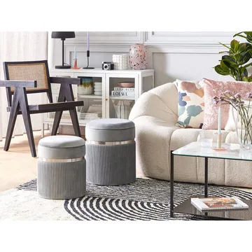 Sekk Camdenton 2-pakning - Grå - Møbler - Stoler - Krakk - Puff