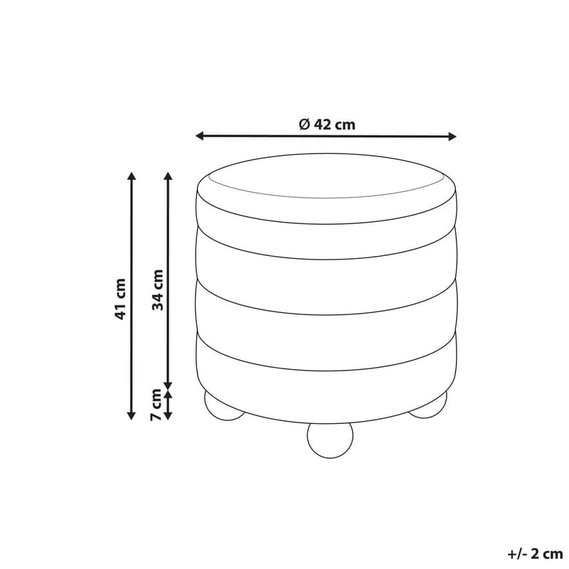 Sekk Chilly - Hvit, lyst tre - Møbler - Stoler - Krakk - Puff