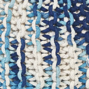 Sekk Conrad - Hvit, Blå - Møbler - Stoler - Krakk - Puff