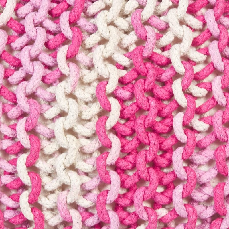 Sekk Conrad - Hvit, Rosa - Møbler - Stoler - Krakk - Puff