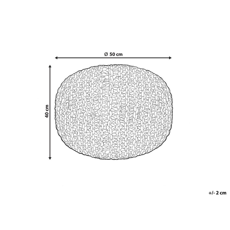 Sekk Duki - Natur, rosa, beige - Møbler - Stoler - Krakk - Puff